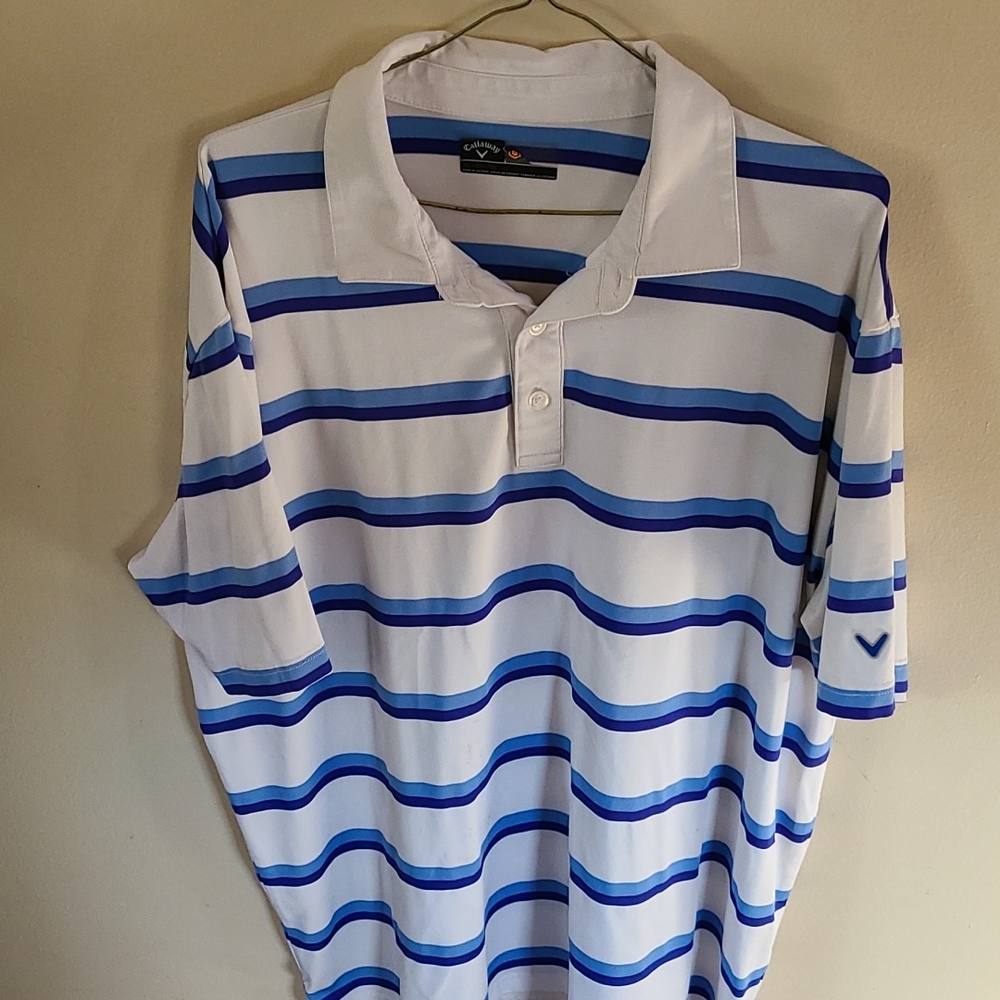 Callaway Stripped polo Size XXL